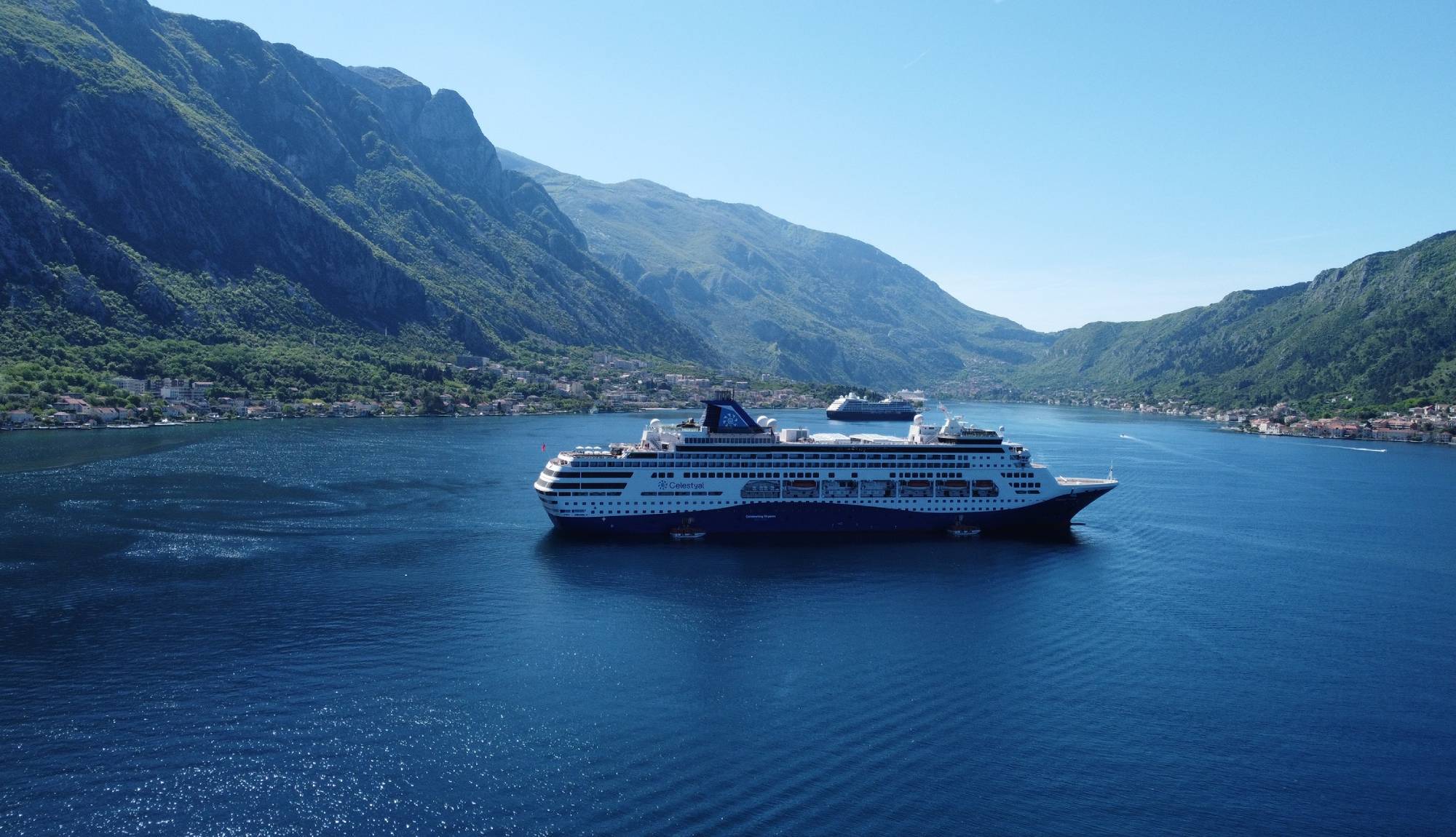 Celestyal - Celestyal Journey and Celestyal Discovery At Anchor