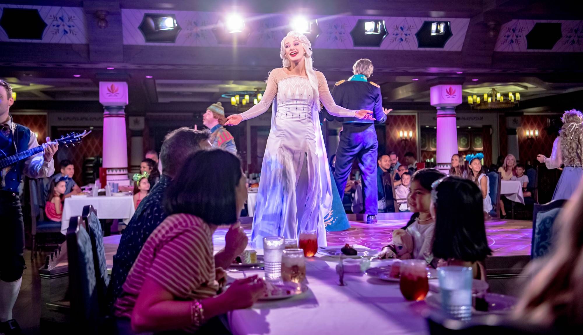Disney Cruise Line - Elsa and Guest at Arendelle_ A Frozen Dining Adventure, Disney Wish