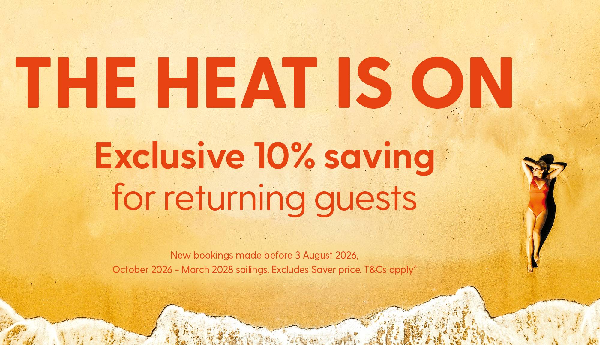 P&O Cruises Past Guest July Promo