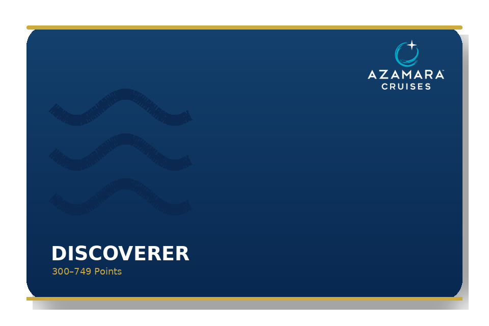 Azamara Circle Loyalty Programme Card - Discoverer