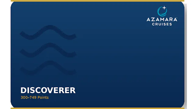 Azamara Circle Loyalty Programme Card - Discoverer
