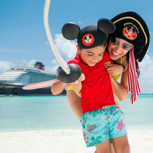 Disney Castaway Cay - Beach Family