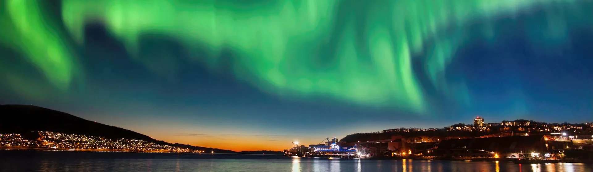 Hurtigruten - Northern Lights, Harbour in Narvik