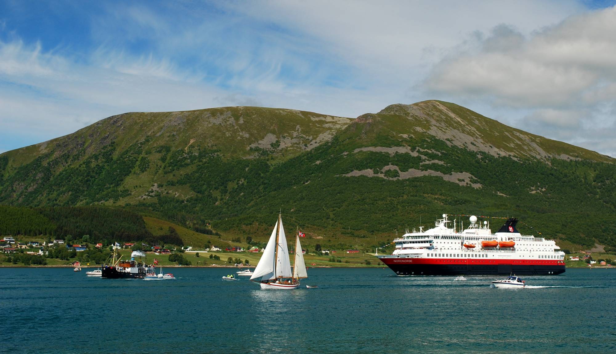 Hurtigruten - MS Nordnorge - Norway Sail Boat