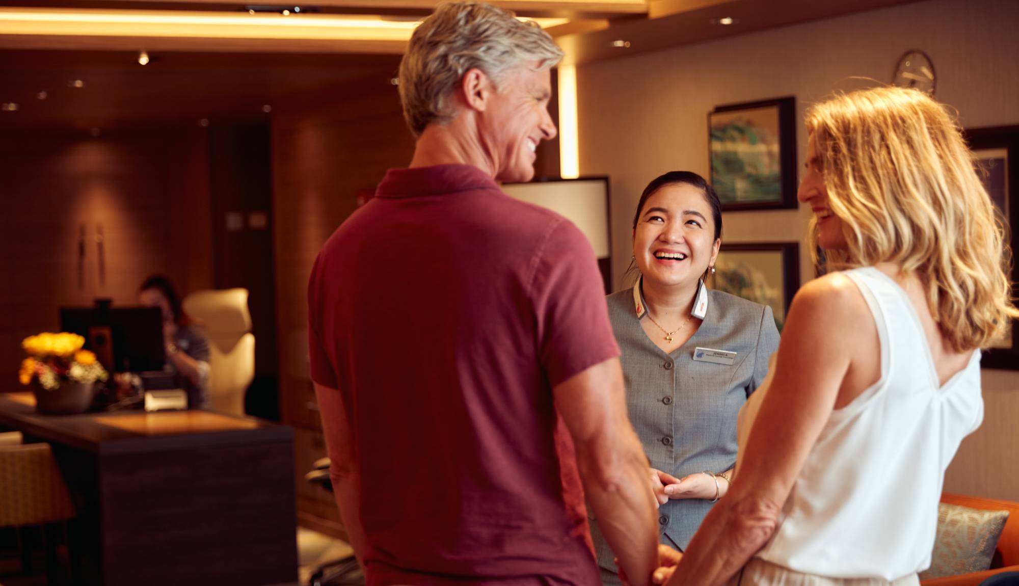 Holland America Line's Neptune & Pinnacle Suites - Neptune Lounge Concierge