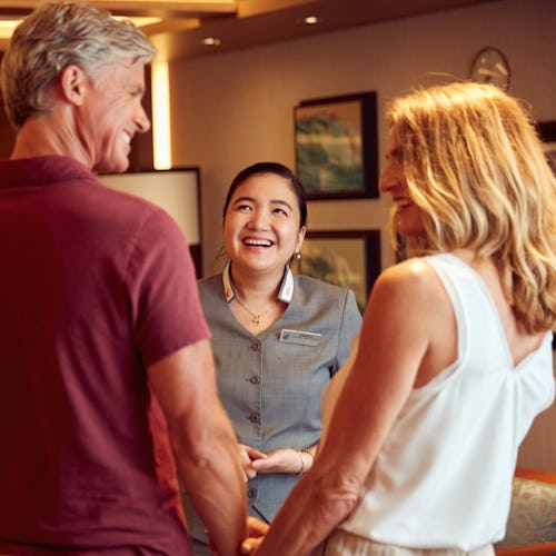 Holland America Line's Neptune & Pinnacle Suites - Neptune Lounge Concierge