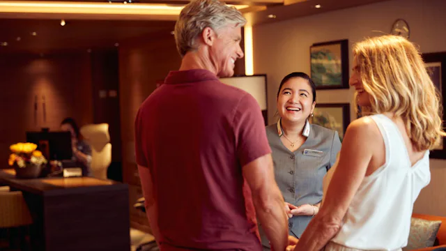 Holland America Line's Neptune & Pinnacle Suites - Neptune Lounge Concierge