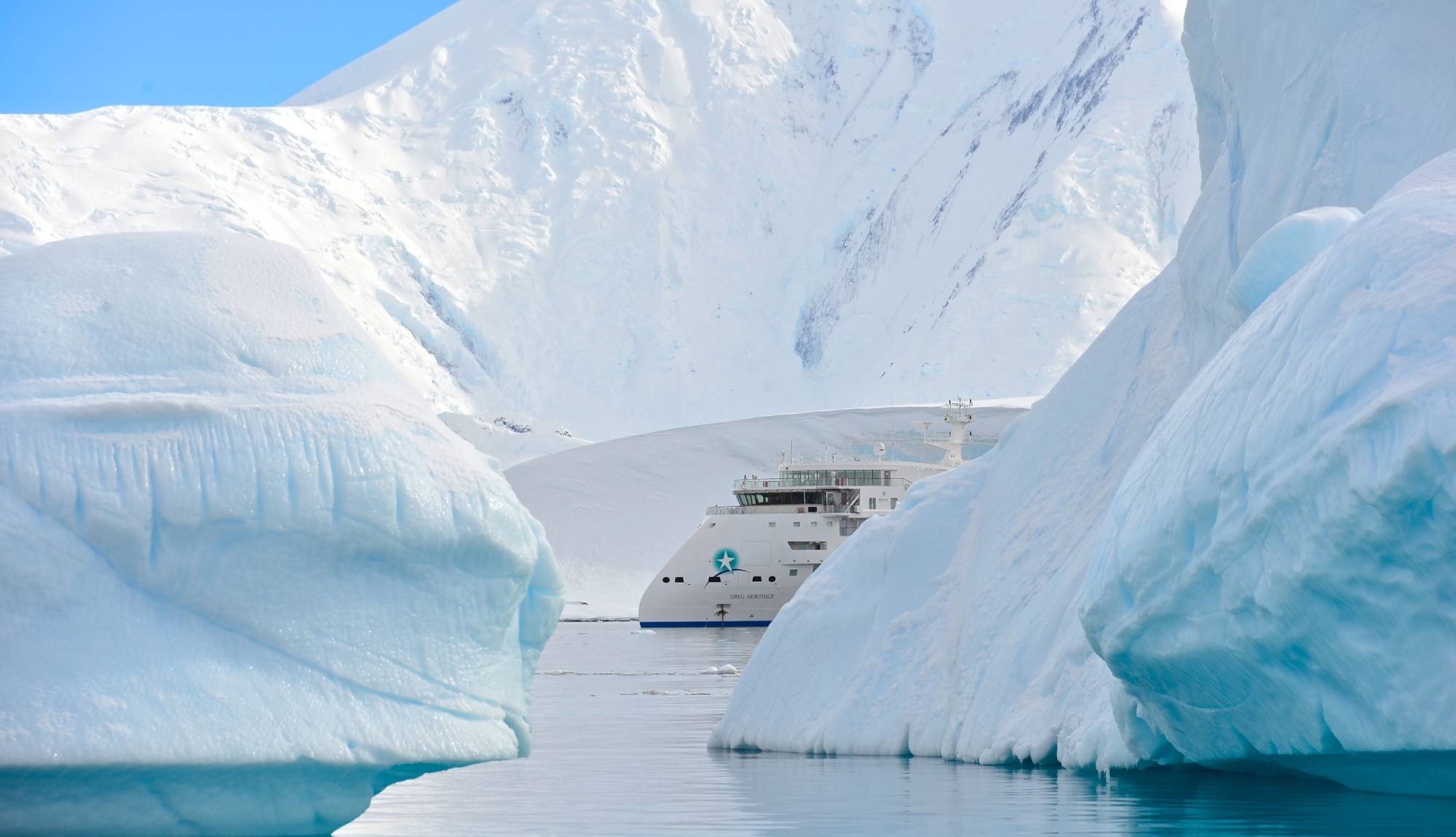 AE Expeditions - Greg Mortimer in Antarctica