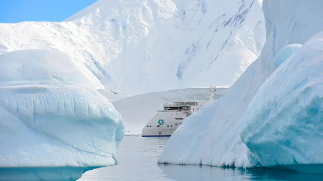 AE Expeditions - Greg Mortimer in Antarctica