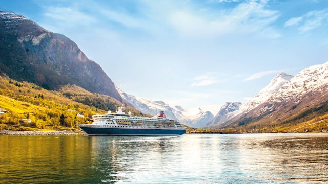 Fred. Olsen Cruise Lines Norway - Balmoral in Olden, Norway