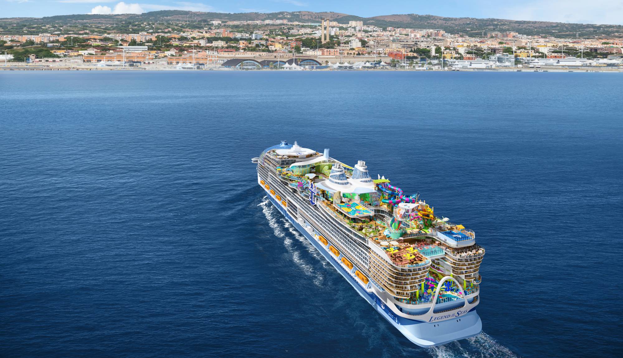 Royal Caribbean - Icon Class - Legend of the Seas in the Med