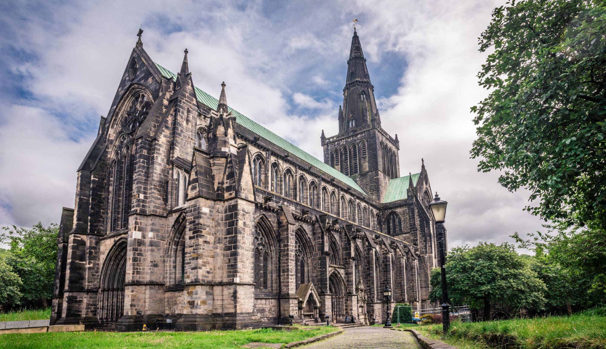 Glasgow Cathedral, on an excursion from Greenock