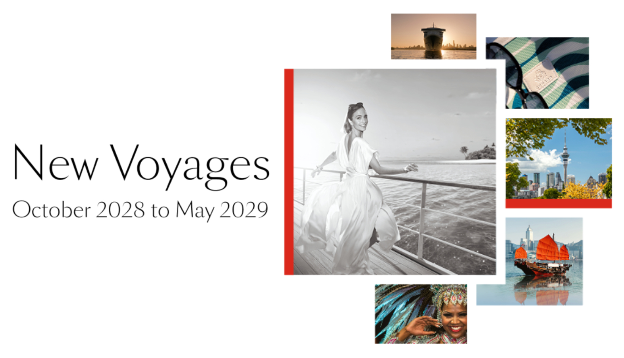 Cunard New Voyages 2028 - 2029
