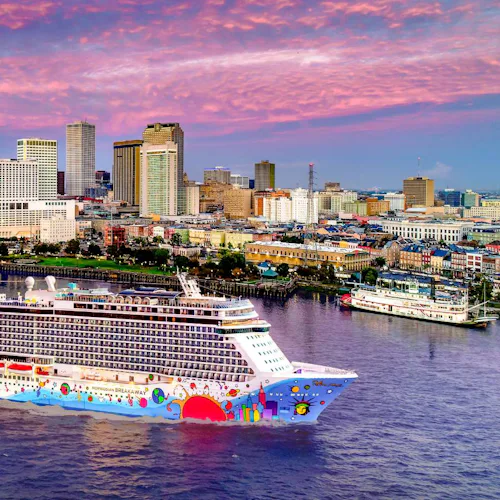 Norwegian Breakaway sailing from New Orleans