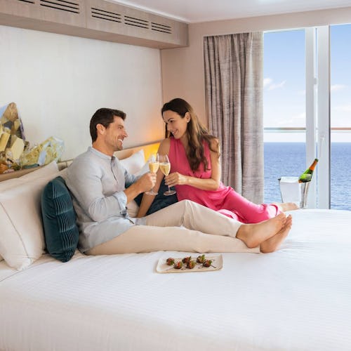 NCL - Couple on Prima Honeymoon Balcony