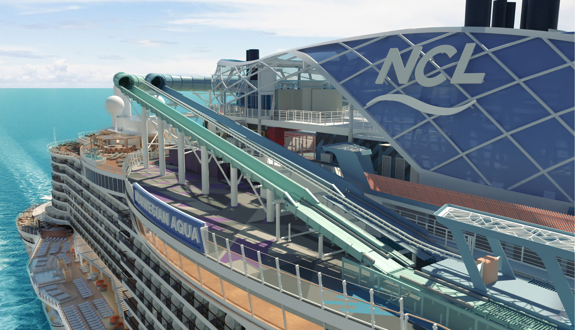 Norwegian Cruise Line - Norwegian Aqua - Slidecoaster
