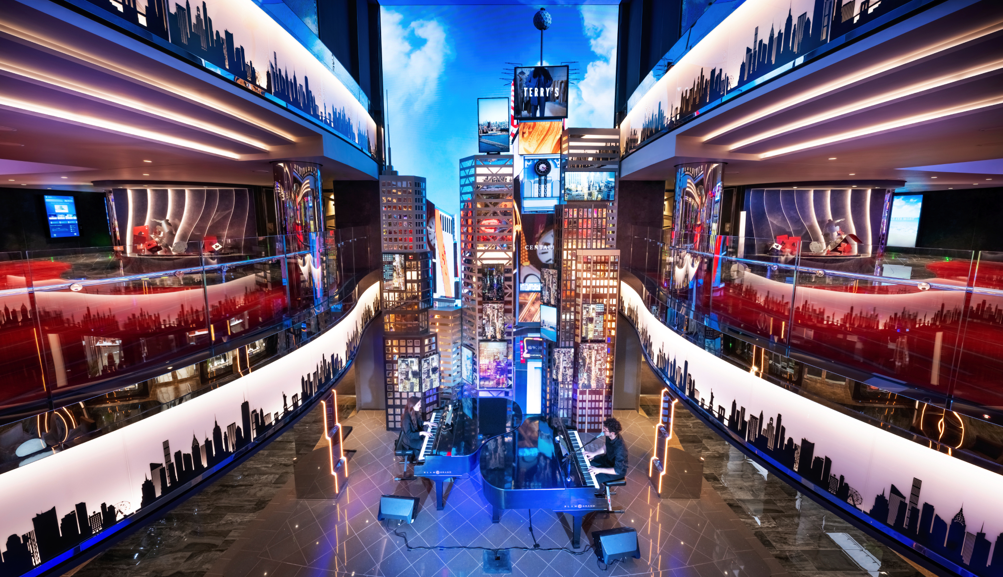 MSC Seashore - Times Square Stage Piano