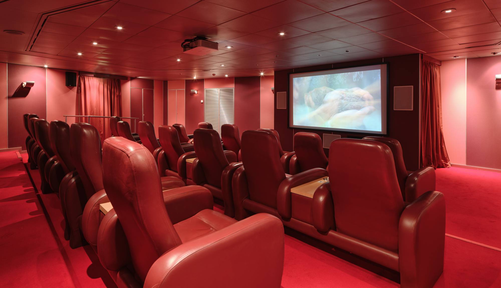 P&O Arcadia Screening Room