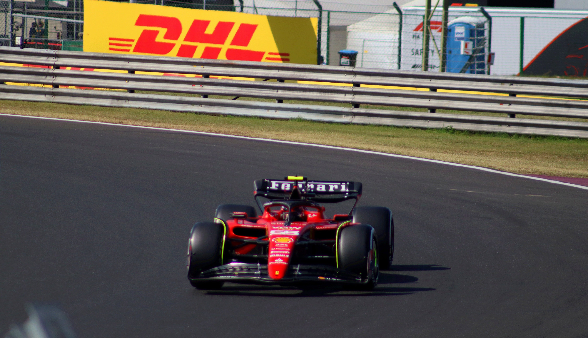 Hungarian Grand Prix Hungaroring - Ferrari corner