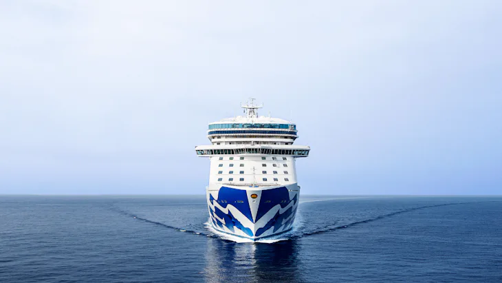 Princess ship at sea