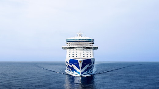 Princess ship at sea