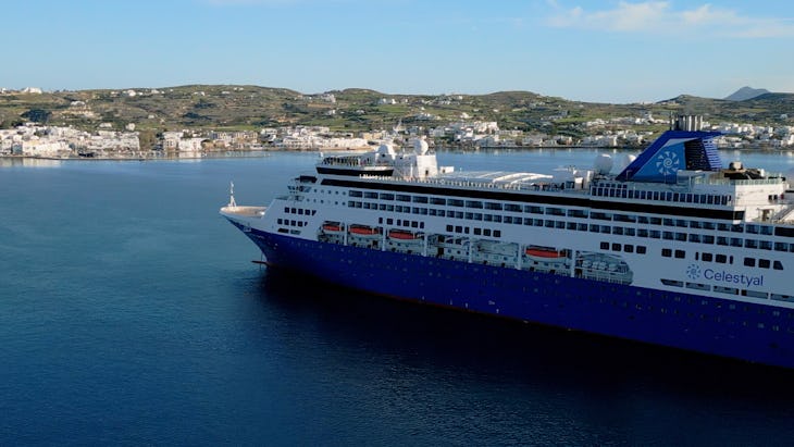 Celestyal ship at sea