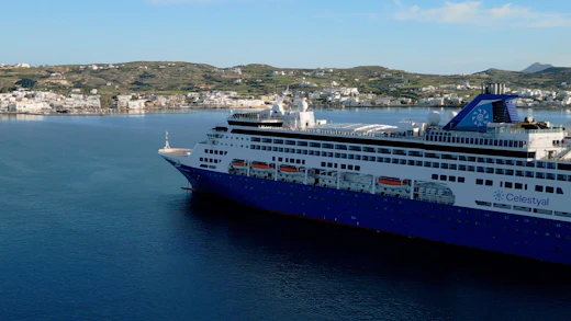 Celestyal ship at sea