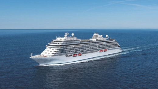 Regent Seven Seas cruise ship at sea