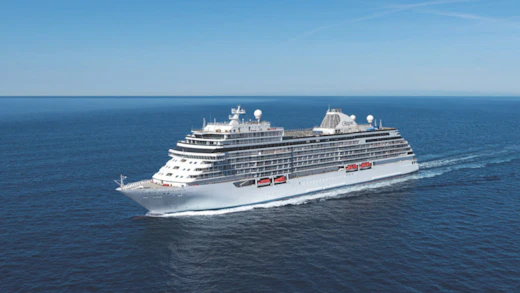 Regent Seven Seas cruise ship at sea