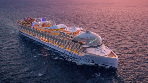 Royal Caribbean ship at sea