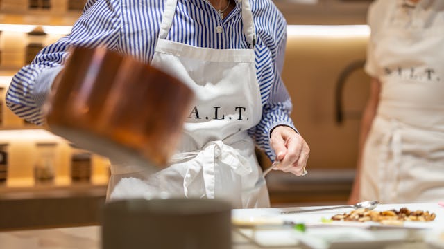 Guest taking part in S.A.L.T experience