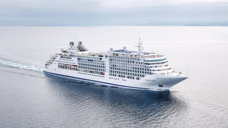 Silversea's ship Silver Moon at Sea