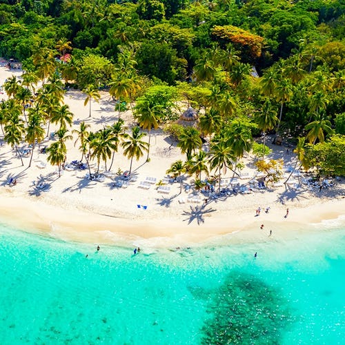 A collage of images from the Caribbean