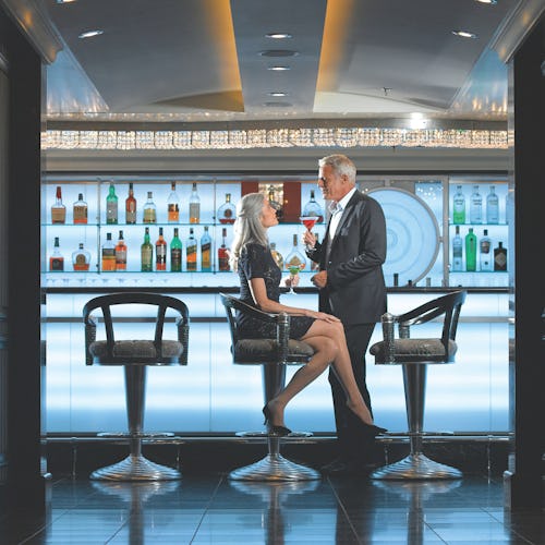 Couple enjoying drinks in the Casino Bar