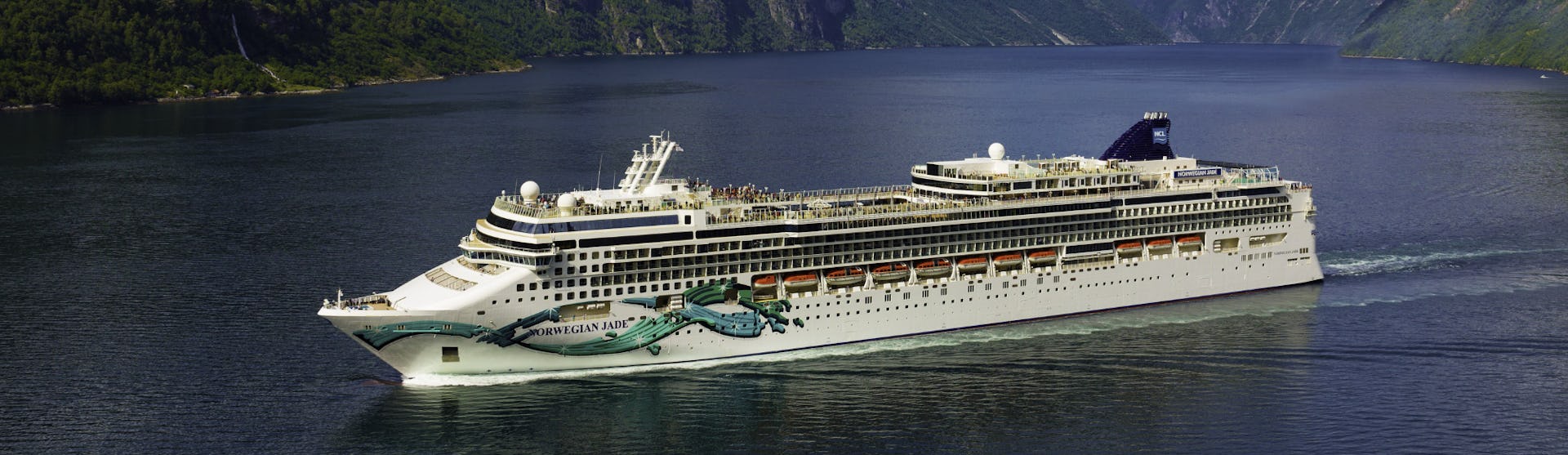 Norwegian Jade in Geirangerfjord, Norway