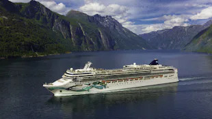 Norwegian Jade in Geirangerfjord, Norway