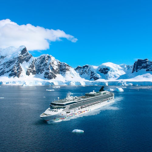 Norwegian Star in Antarctica