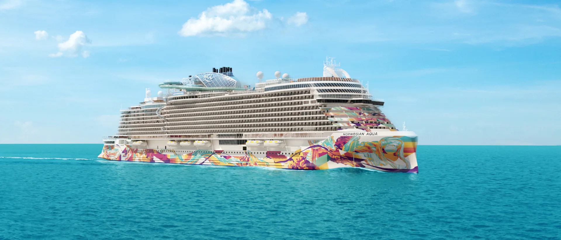 Norwegian Aqua at Sea