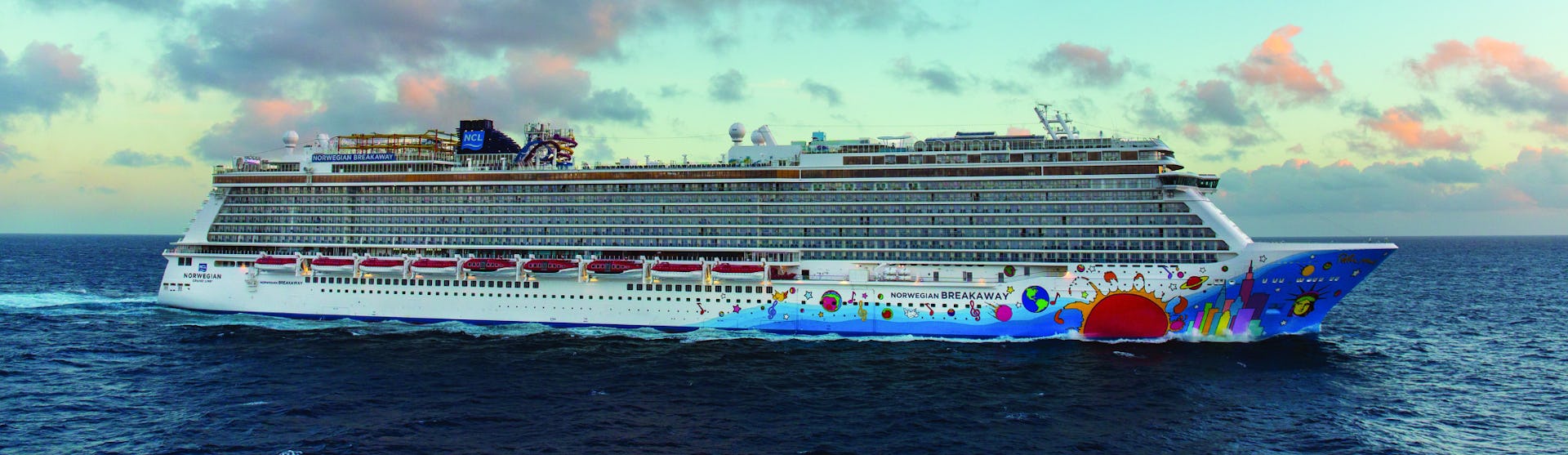 Norwegian Breakaway at Sea