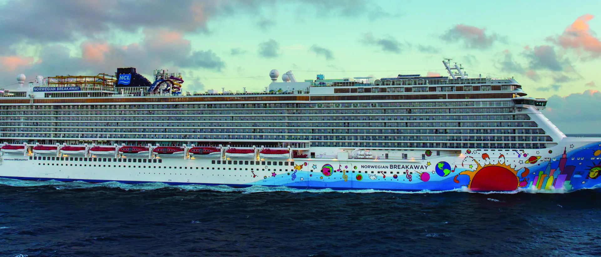 Norwegian Breakaway at Sea