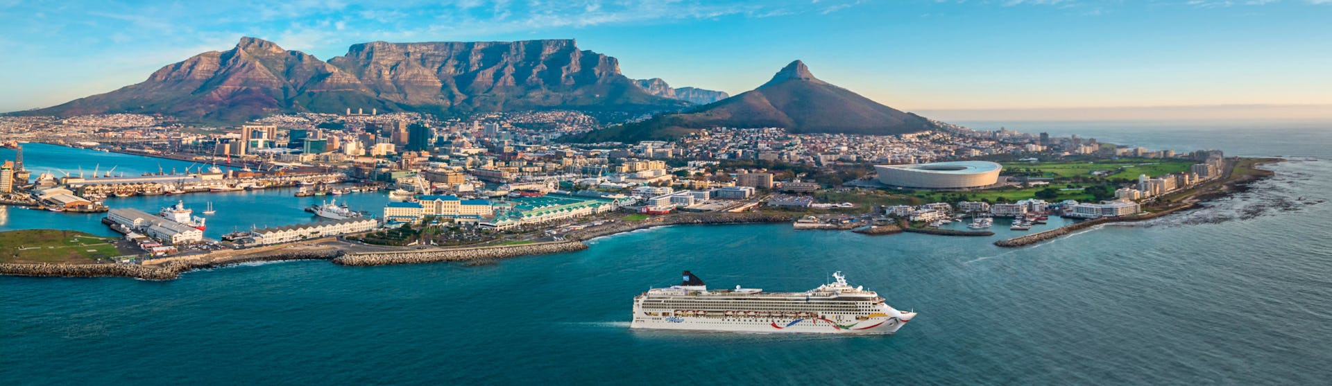 Norwegian Dawn in Cape Town, South Africa