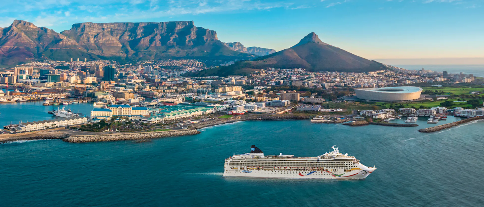 Norwegian Dawn in Cape Town, South Africa