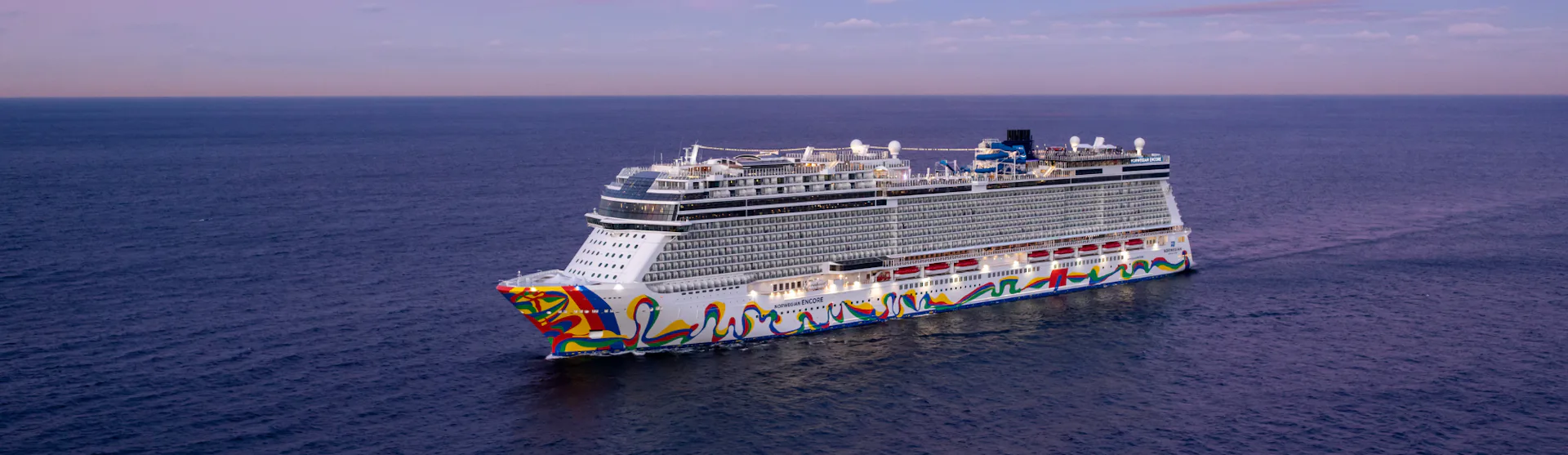 Norwegian Encore at Sea