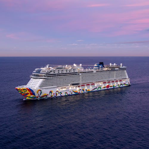 Norwegian Encore at Sea