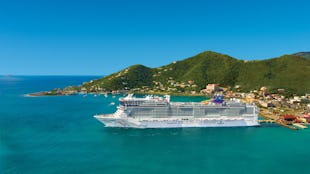 Norwegian Epic docked in Tortola, British Virgin Islands