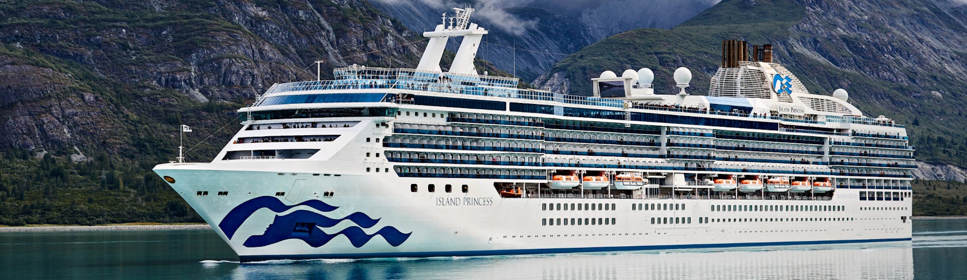 Island Princess in Alaska
