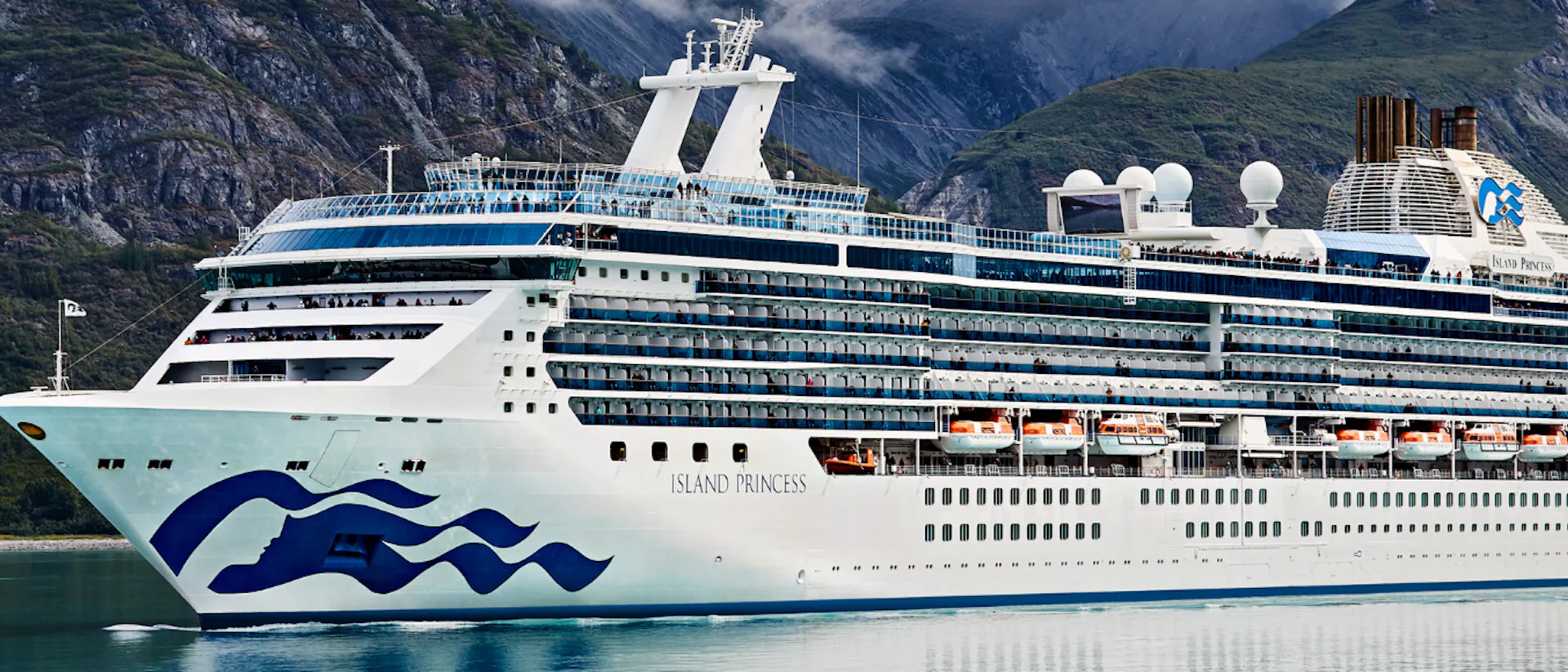 Island Princess in Alaska