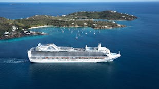 Ruby Princess in St thomas