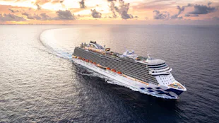 Sky Princess at Sea