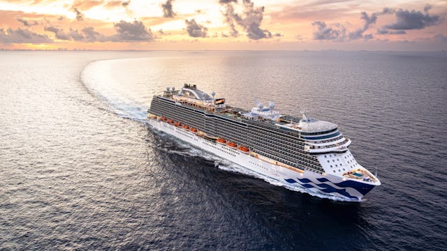 Sky Princess at Sea